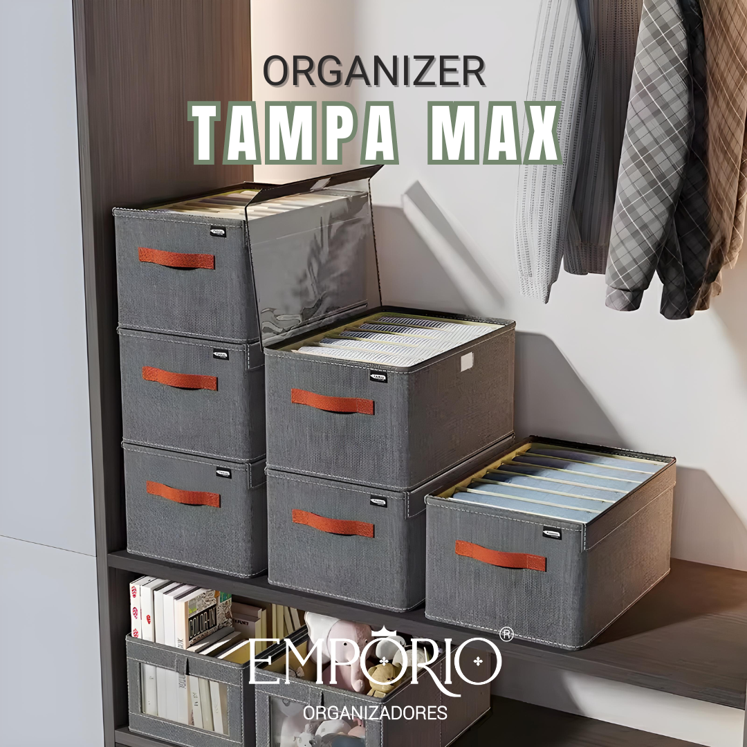 Caixa organizadora com tampa max