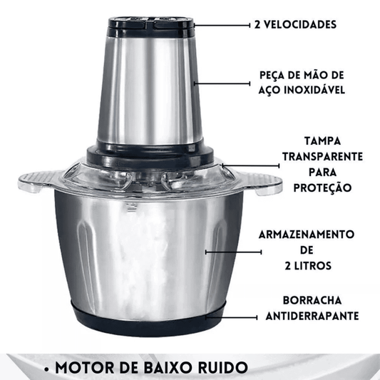 Pica Tudo Inox | Cozinha Prática